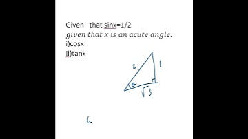 Trig Ratio Mastery: Solving Form Two Math Questions in 60 Seconds