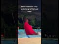 Swimmer's Reaction When Someone Says Swimming Isn't Hard | Athlete Struggle