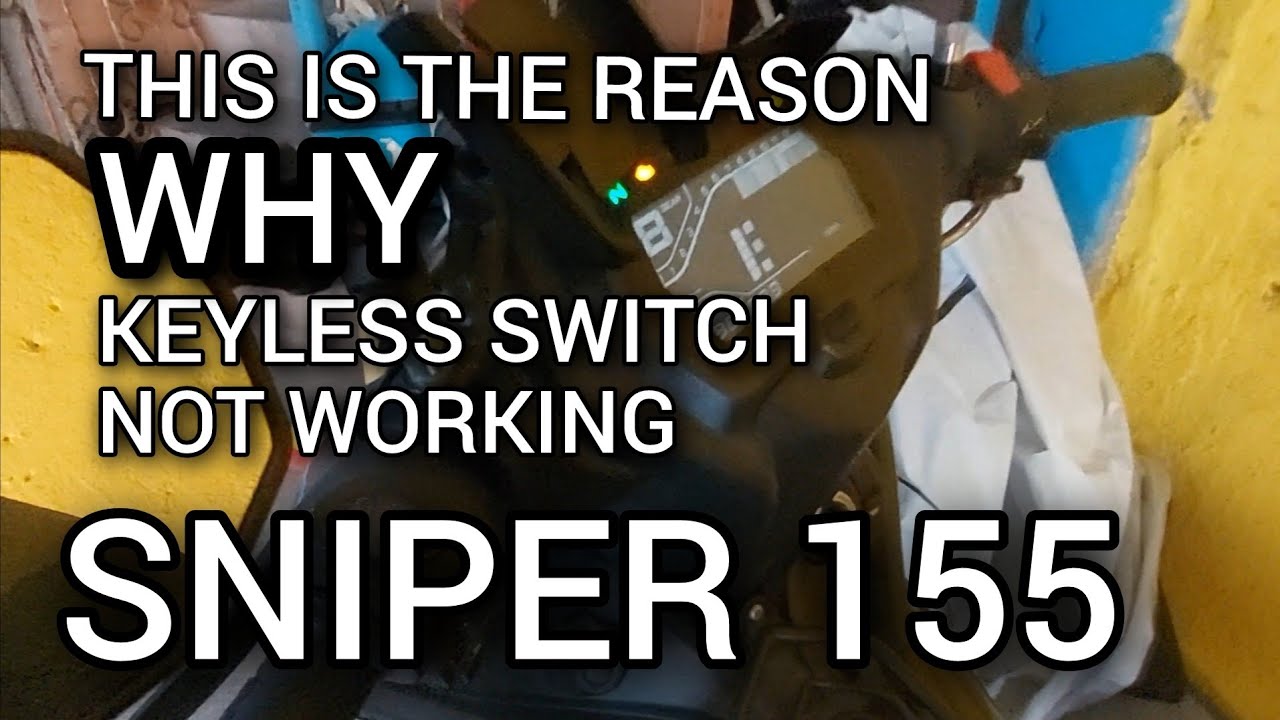Bagong battery pero ayaw mag open ang switch ng keyless ng Sniper 155 dati nag open ngayon ayaw na.