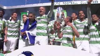 Watch champions Celtic lift Premiership trophy!