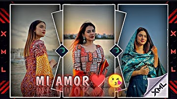 "MI AMOR ❤😘 new style status video edit #Alightmotion #xml" by THE RAJDEP EDITOR✨⭐