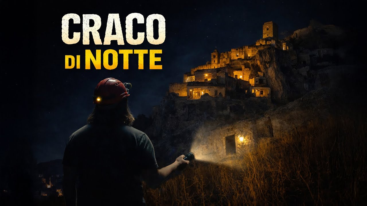 Esplorando Craco di notte, il villaggio abbandonato più affascinante d'Italia