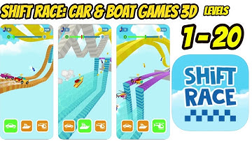 Shift Race: Car&boat games 3d Game All levels Gameplay Walkthrough (iOS-Android)