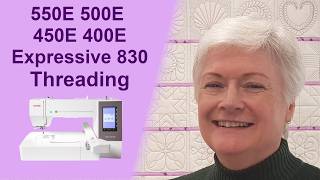 Janome 550E, 500E, 450E and 400E | Elna Expressive 830 | Threading