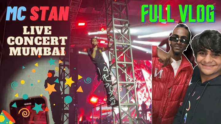 MC STAN LIVE CONCERT MUMBAI 2023 | BASTI KA HASTI - INDIA TOUR (MUMBAI) | VLOG | DIOM GOR