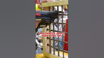 Max TwinTier RB443T Rebar Tying Tool #rebar #maxusacorp #concrete #contractor