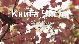 Біблія українською Книга Числа (26-30 розділ) Старий Завіт