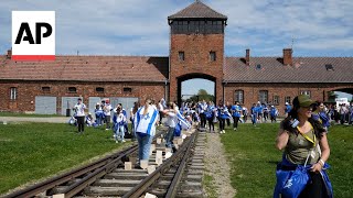 Yearly memorial march at Auschwitz overshadowed by Israel-Hamas war