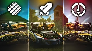 : Tanki Online - Three Augments for Striker from Epic Containers! | Matchmaking Highlights