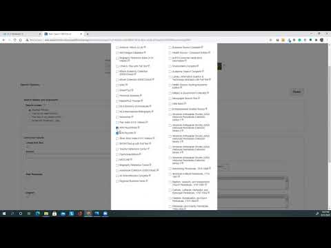 How to search multiple databases
