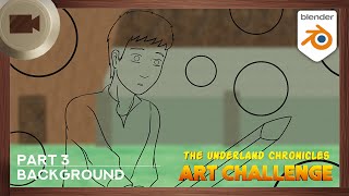 Comic Cinematic in Blender 2.92 | PART 3 - Background