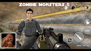 Zombie Monsters 5 - with POWERFUL WEAPONS - level 6-8