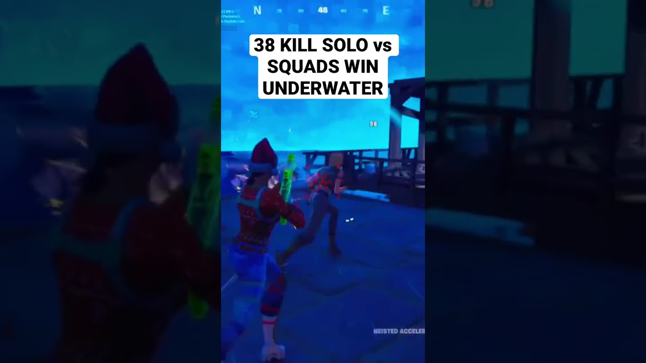 Fortnite 38 Kill Solo vs Squads Win Underwater 