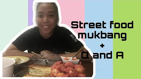 STREET FOOD MUKBANG + Q&A | Kristel Romero