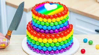 Amazing Miniature Rainbow Cake Decorating Tutorial 🌈Best Of Tiny Cakes | 1000  Mini Cake Compilation