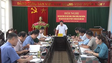 HN giao ban công tác Nội chínhphòng chống tham nhũng, tiêu cực và cải cách tư pháp 6 tháng đầu năm