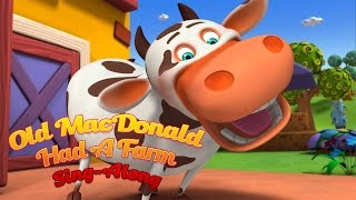 Old MacDonald Had A Farm - MooMoo \& The Barn House Family #SingAlong #NurseryRhymes