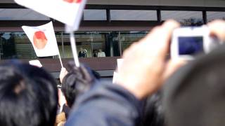 20120102新年一般参賀お出まし1
