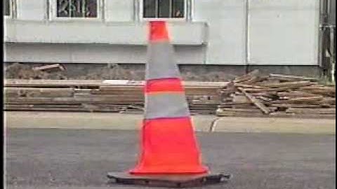 Viz-Con Collapsible Spring Cone for Traffic Safety