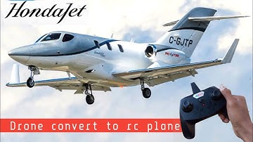 Honda Jet Remote control - Homemade mini RC plane - Build & Fly