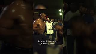 BONE VS HAMMERMAN !!!!! - Blood and Bone #shorts