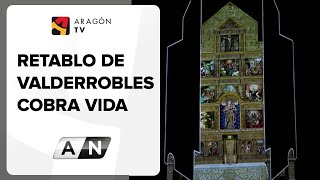 El retablo de Valderrobles cobra vida a través de una recreación virtual