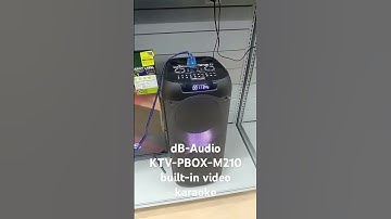 dB-Audio KTV-PBOX-M210 built-in video karaoke w/ 2 free wireless mic & updated songbook #dBAudio