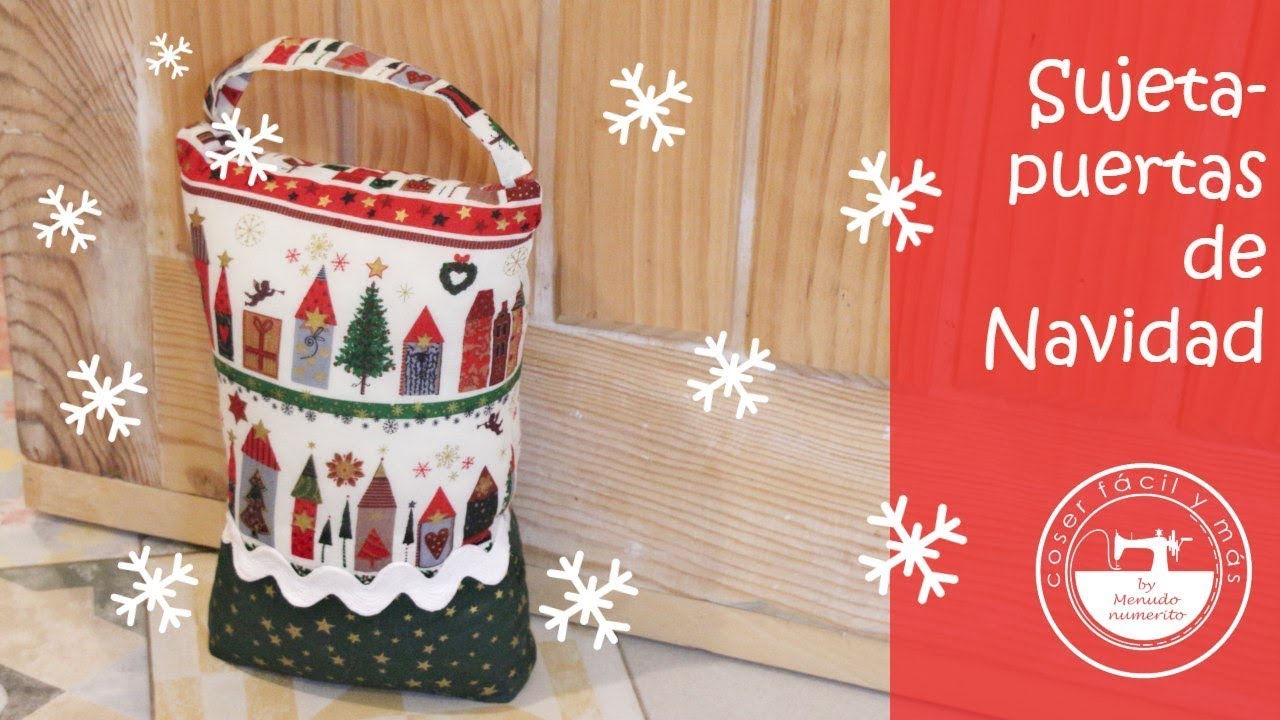 Sujetapuertas fácil:  ideas para Navidad