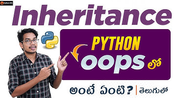 Inheritance in Python | Python Tutorials in Telugu | Python in Telugu