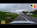 Driving in Belgium on Highway | Liege - Charleroi 4K