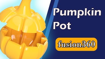 pumpkin Fusion 360 tutorial  sculpt form [Beginner:]