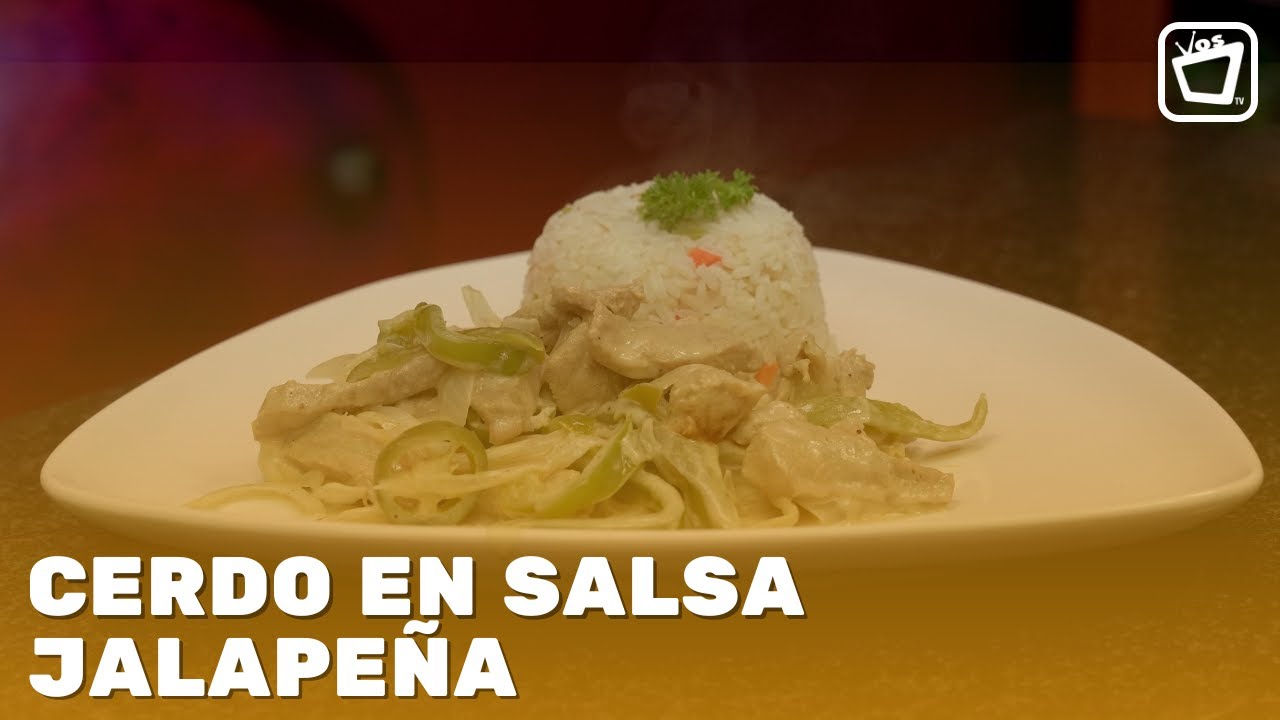 Receta de cerdo en salsa jalapeña | Explosión de sabor