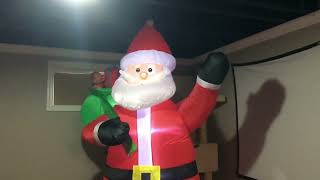 8 FT Inflatable Santa | UNBOX, SETUP, DEMO & REVIEW