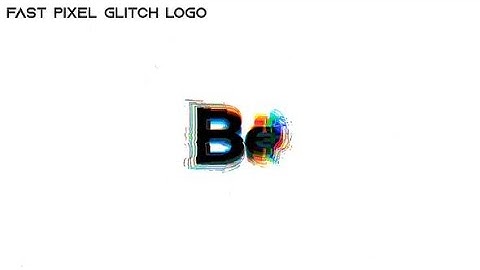 Fast Pixel Glitch Logo AFTER EFFECTS Template Videohive 31352623