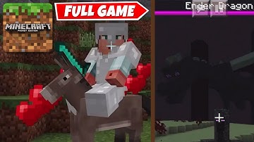 Minecraft: Pocket Edition - Gameplay Walkthrough - Full Game & Ending (iOS, Android)