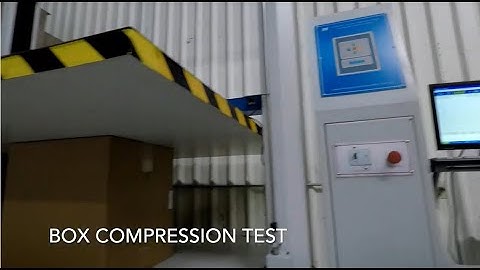 Box Compression Test - Baja Testing Lab