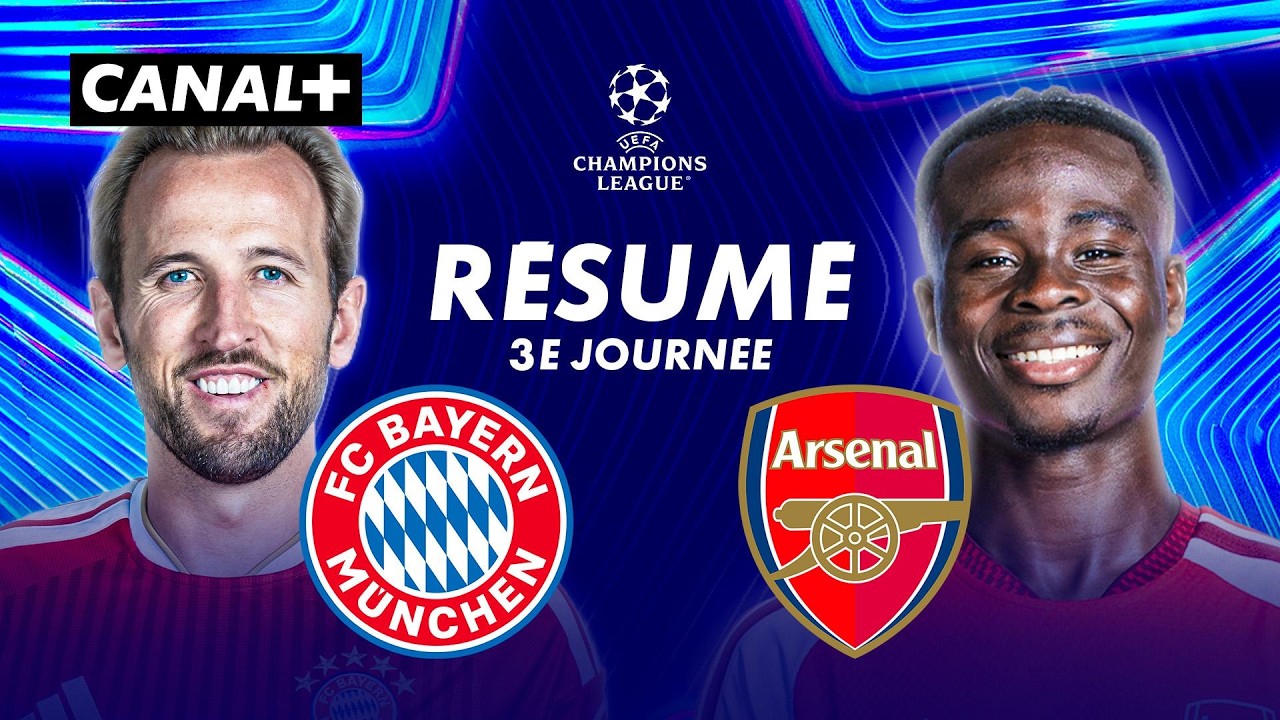Le résumé de Bayern Munich / Arsenal - Ligue des champions 2026-27 (J3)