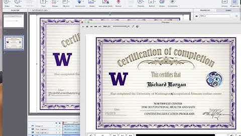 Certificate of Completion