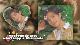   ͎ٞ 🍰˒˒ Mostrando meu whatsapp e liberando screenshot 2