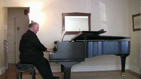 Stephen Fierros plays "Improvisation No. 13 in A minor" by Francis Poulenc