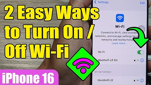 📶 2 Easy Ways to Turn On/Off Wi-Fi on iPhone 16/16 Pro Max | iOS 18!
