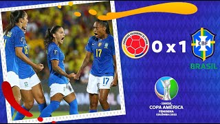 Brasil vence Colômbia e conquista octa da Copa América feminina