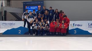 Highlights Day 8 Short Track Speed Skating Mixed Team Relay #lakeplacid2023