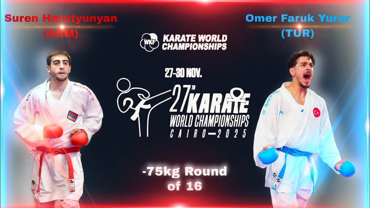SUREN HARUTYUNYAN vs OMER FARUK YURUR | -75 Kg Round of 16 | World Championship CAIRO 2025