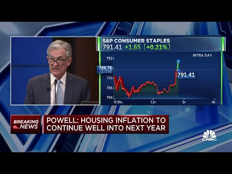 Fed chair jerome powell on the status of inflation
