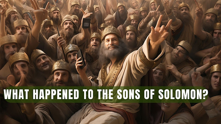 WARNING: This Hidden Truth About King SOLOMON's Sons Will SHOCK You