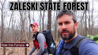 Zaleski State Forest  Ohio Hiking,  Backpacking and Trail Running  North and South Loops