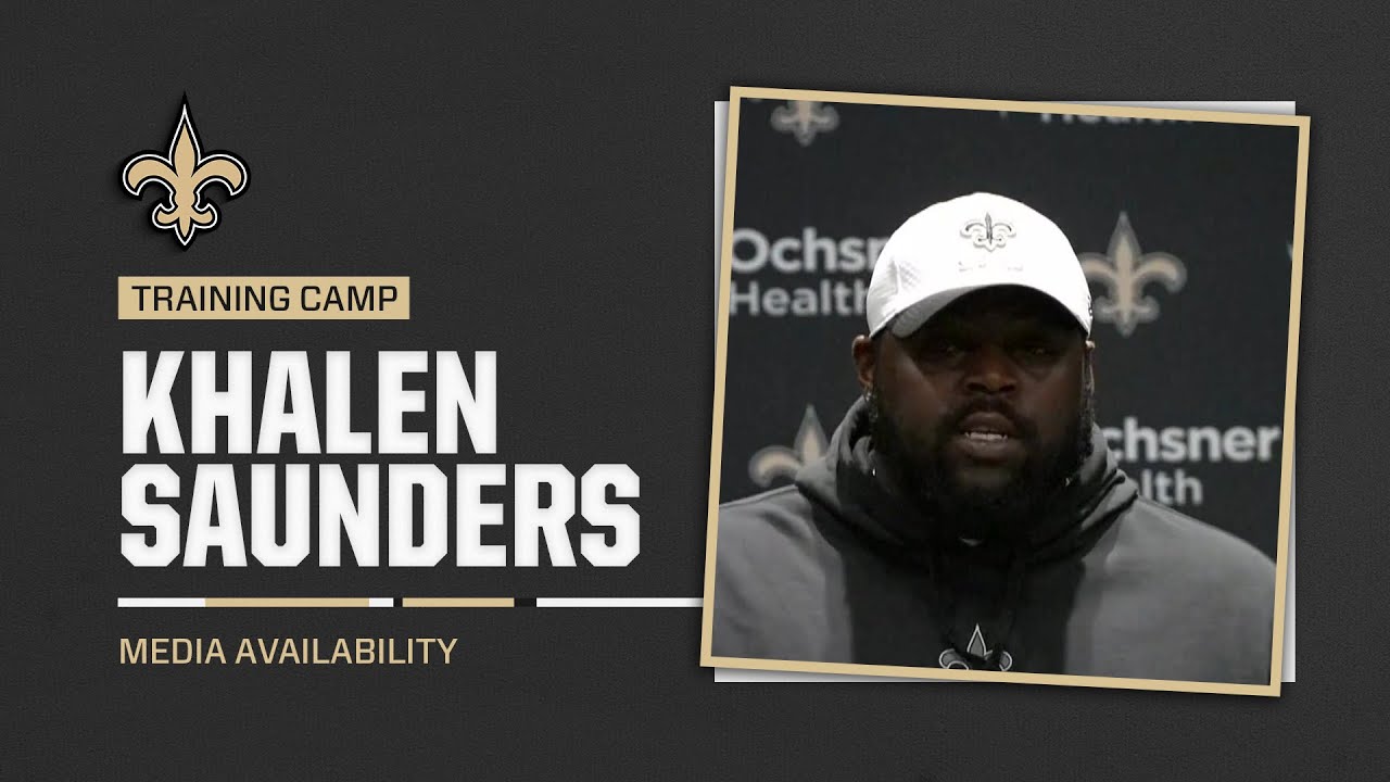 Khalen Saunders on New Locker Room, his Camp Saints Training Camp