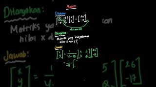 Matriks yang menyatakan nilai x dan y pada... | Mandiri Matemat | Kelas 10 | 7 | Matematika Matriks yang menyatakan nilai x dan y pada... | Mandiri Matemat | Kelas 10 | 7 | Matematika