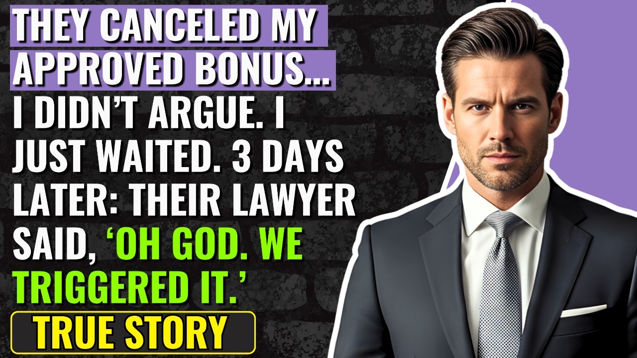 THEY CUT MY BONUS DURING REVIEW — 3 DAYS LATER, A $39M MERGER STOPPED WITHOUT MY SIGNATURE…